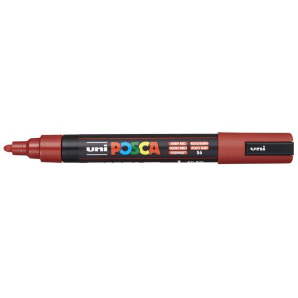 UNI POSCA MARKER PC-5M RUBY RED
