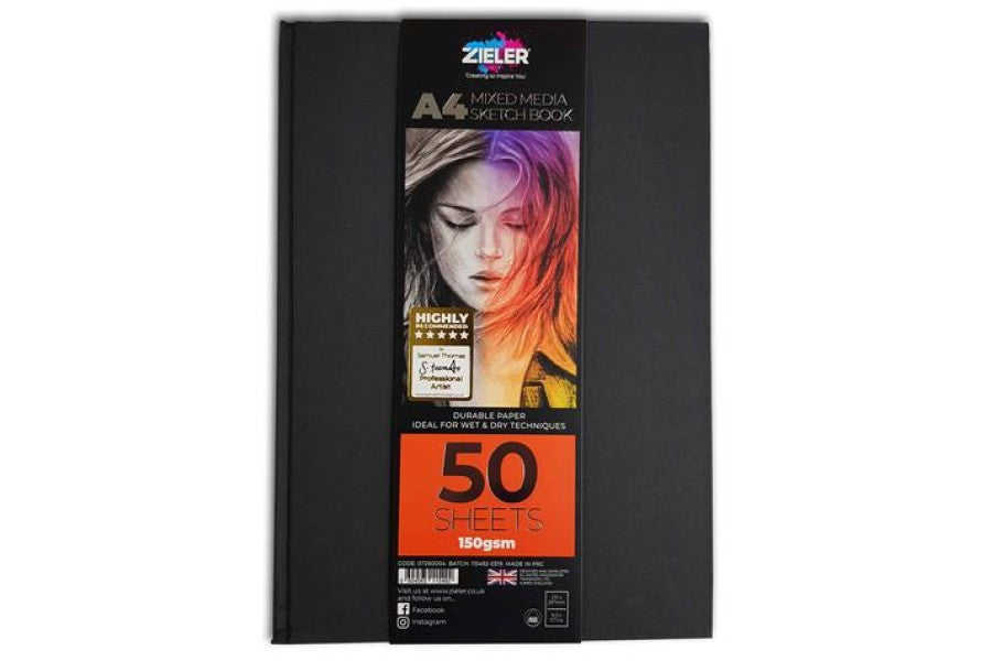 ZIELER Skitsebog Hardcover A4 150g