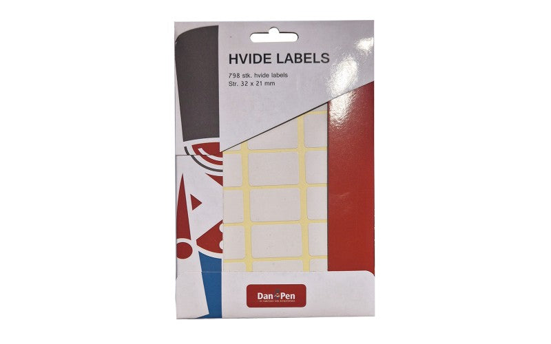 HVIDE LABELS 32 X 21MM