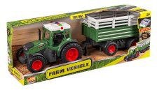 TRAKTOR m. ANHÆNGER FRIKTION 41885