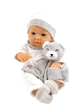 Lily dukke 35 cm med bamse