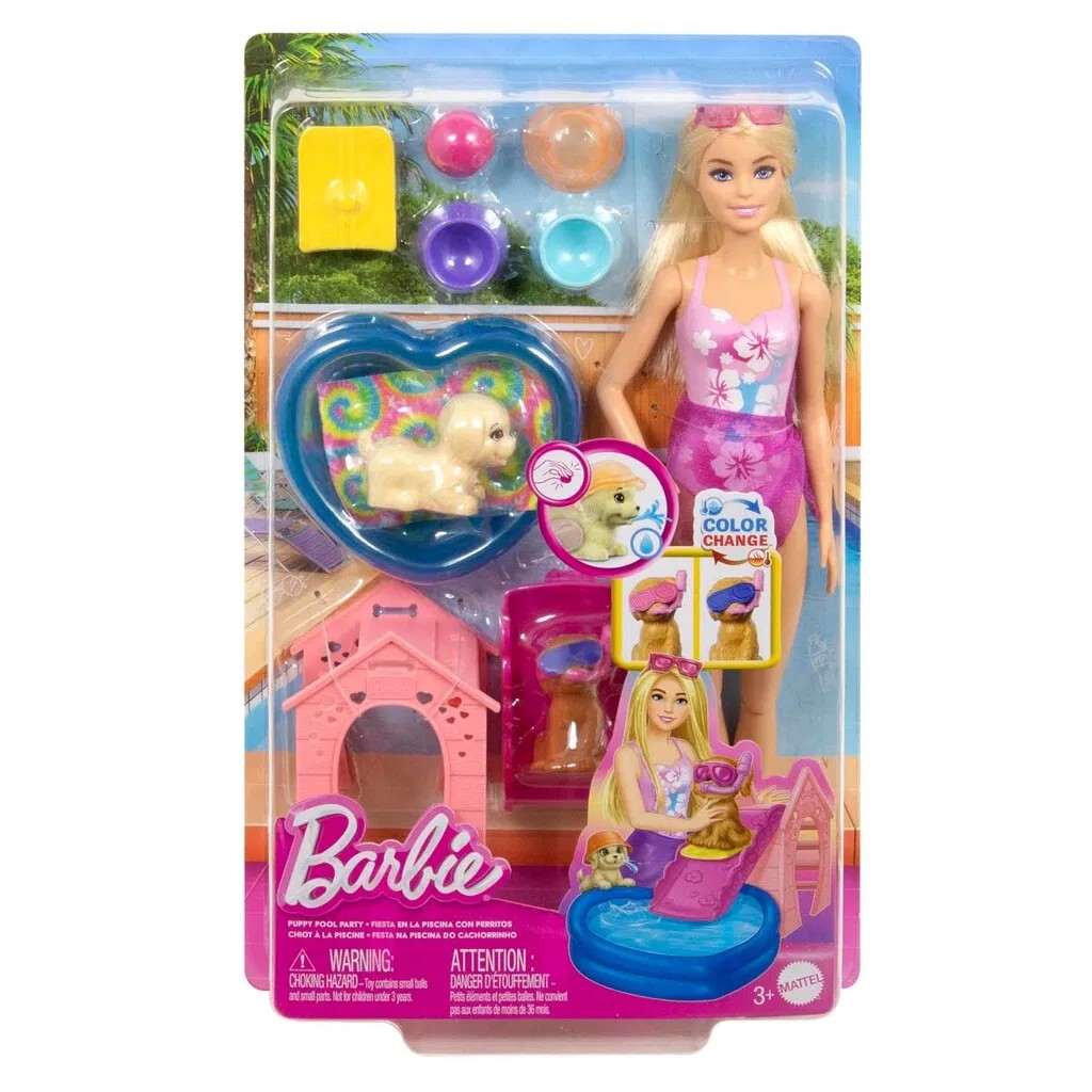 BARBIE HVALPE POOL PARTY ALOHA-BLONDINE