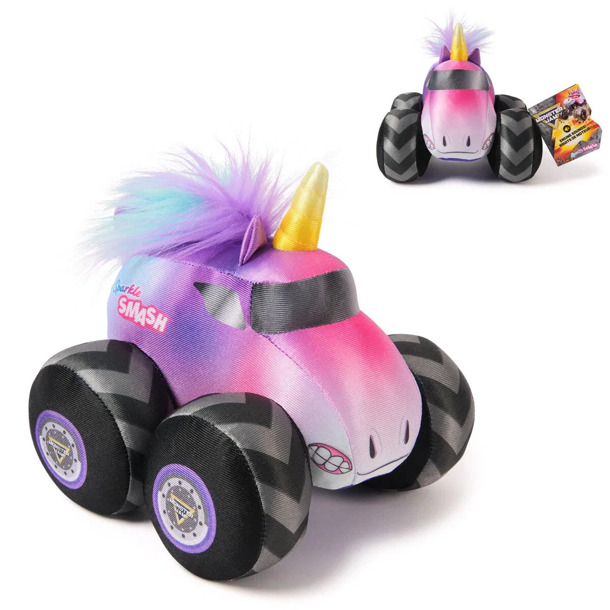 MONSTER JAM PLYS M. LYD 17 CM SPARKLE SMASH
