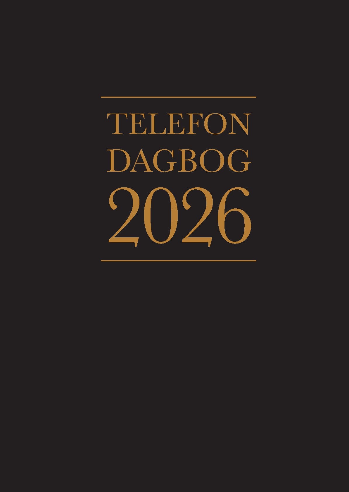 TELEFON DAGBOG 2026