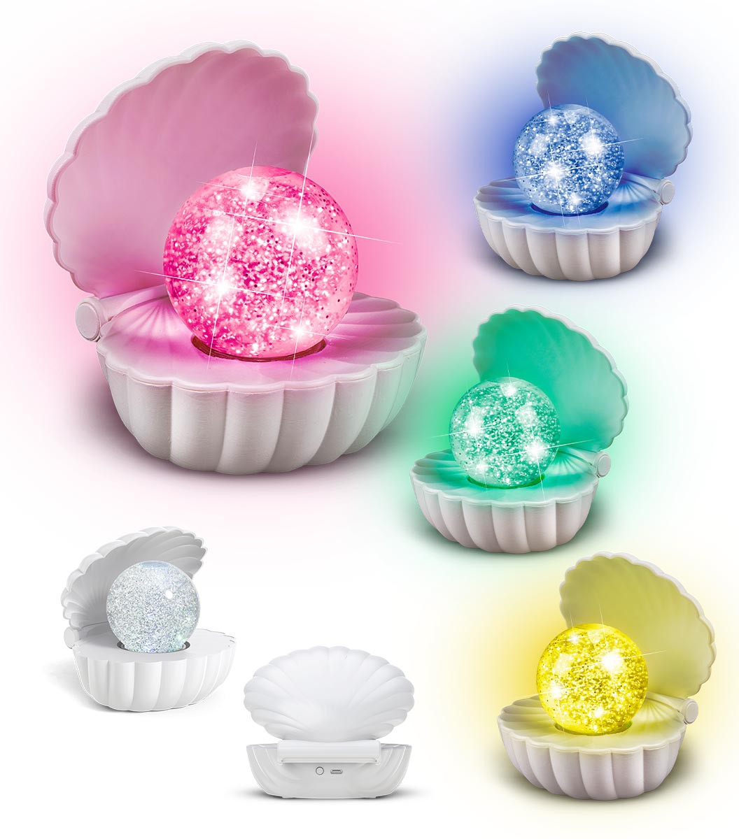 SKAL KUGLE M GLITTERLYS 71250