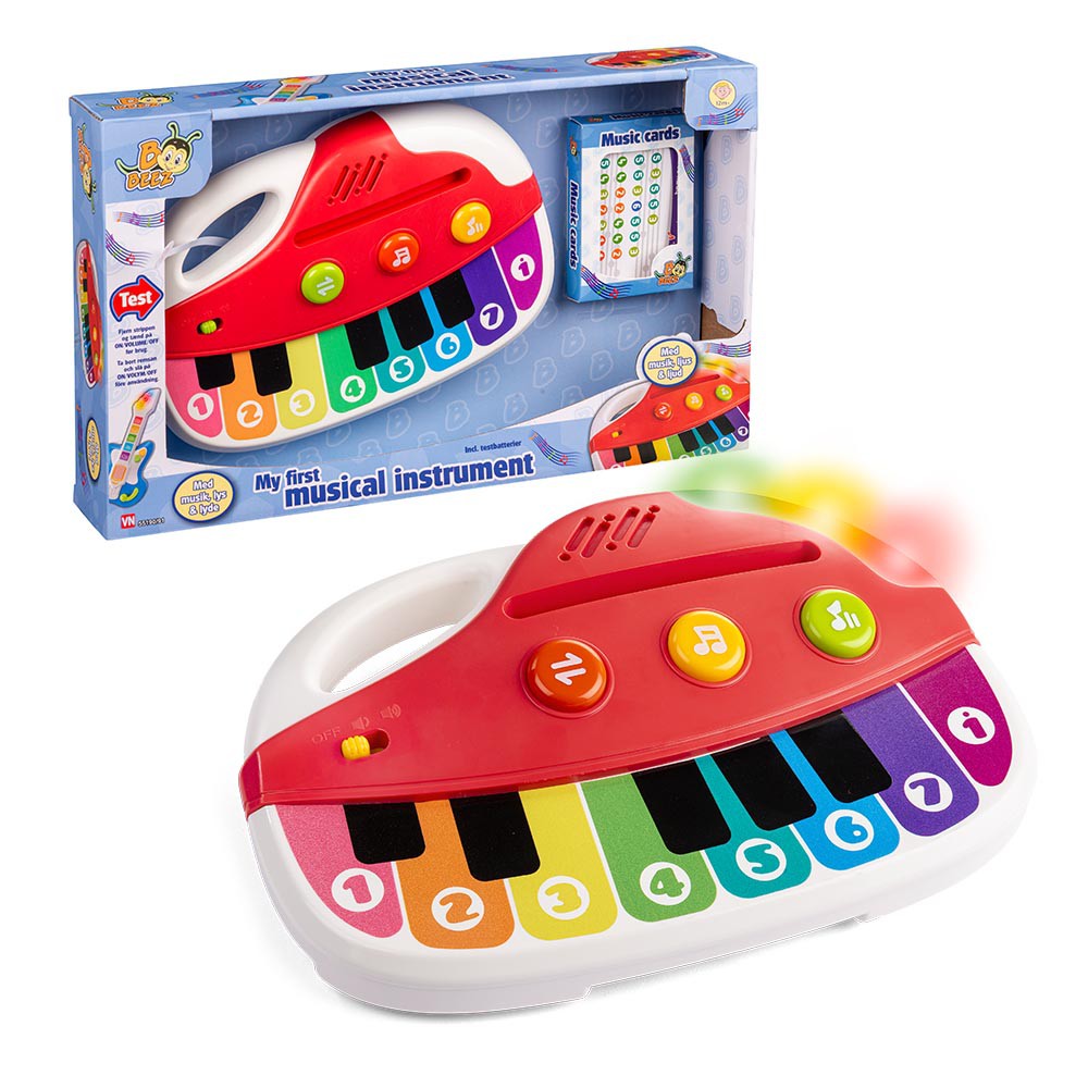 B BEEZ PIANO MED LYS OG LYD 55191