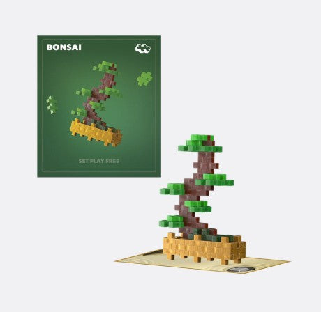 PLUS PLUS GRØNT BONSAI TRÆ