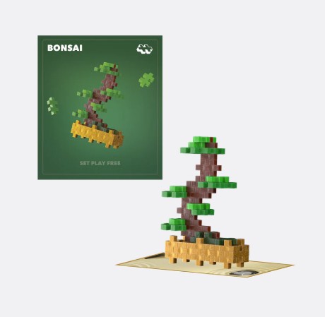PLUS PLUS GRØNT BONSAI TRÆ