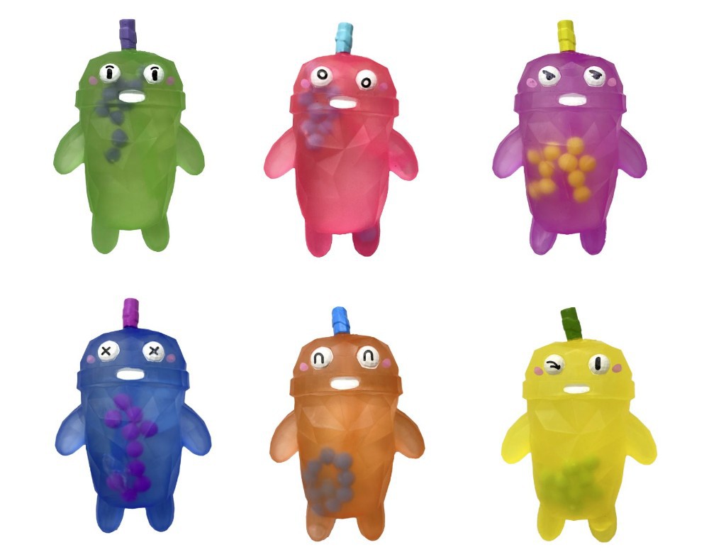 tretchapalz Crystal Bubble Tea Figurer 14 cm, ass