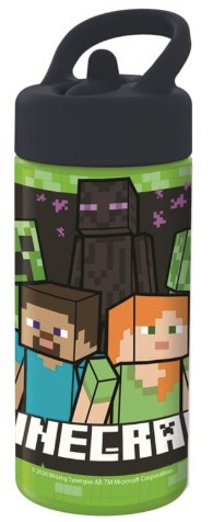 MINECRAFT VANDFLASKE SIPPER 410 ML