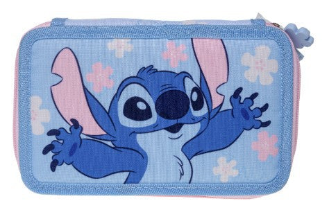 DISNEY STITCH DOBBELT PENALHUS M INDHOLD