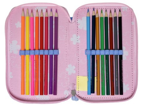 DISNEY STITCH DOBBELT PENALHUS M INDHOLD