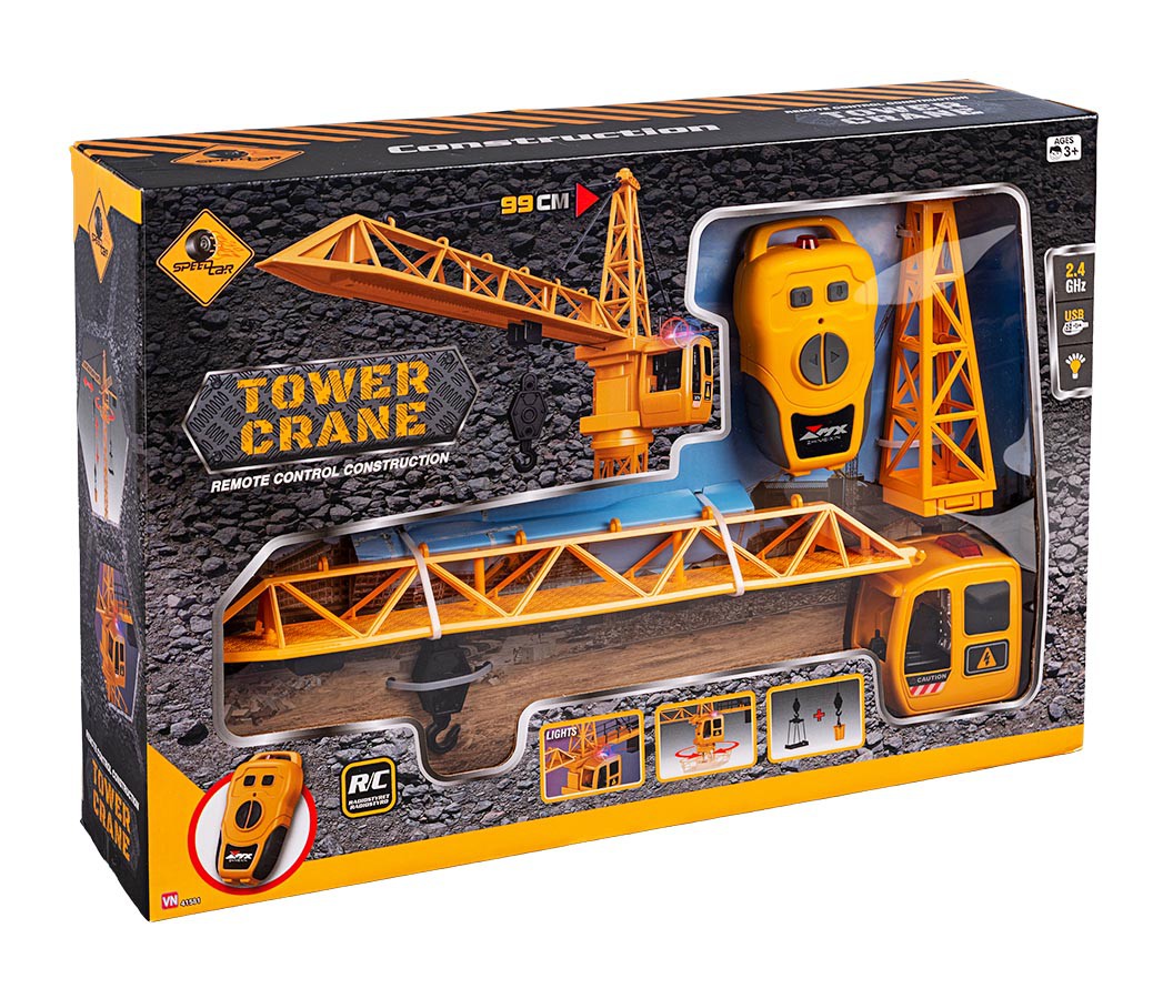 RADIOSTYRET TÅRNKRAN 99cm 2.4G R/C 41581