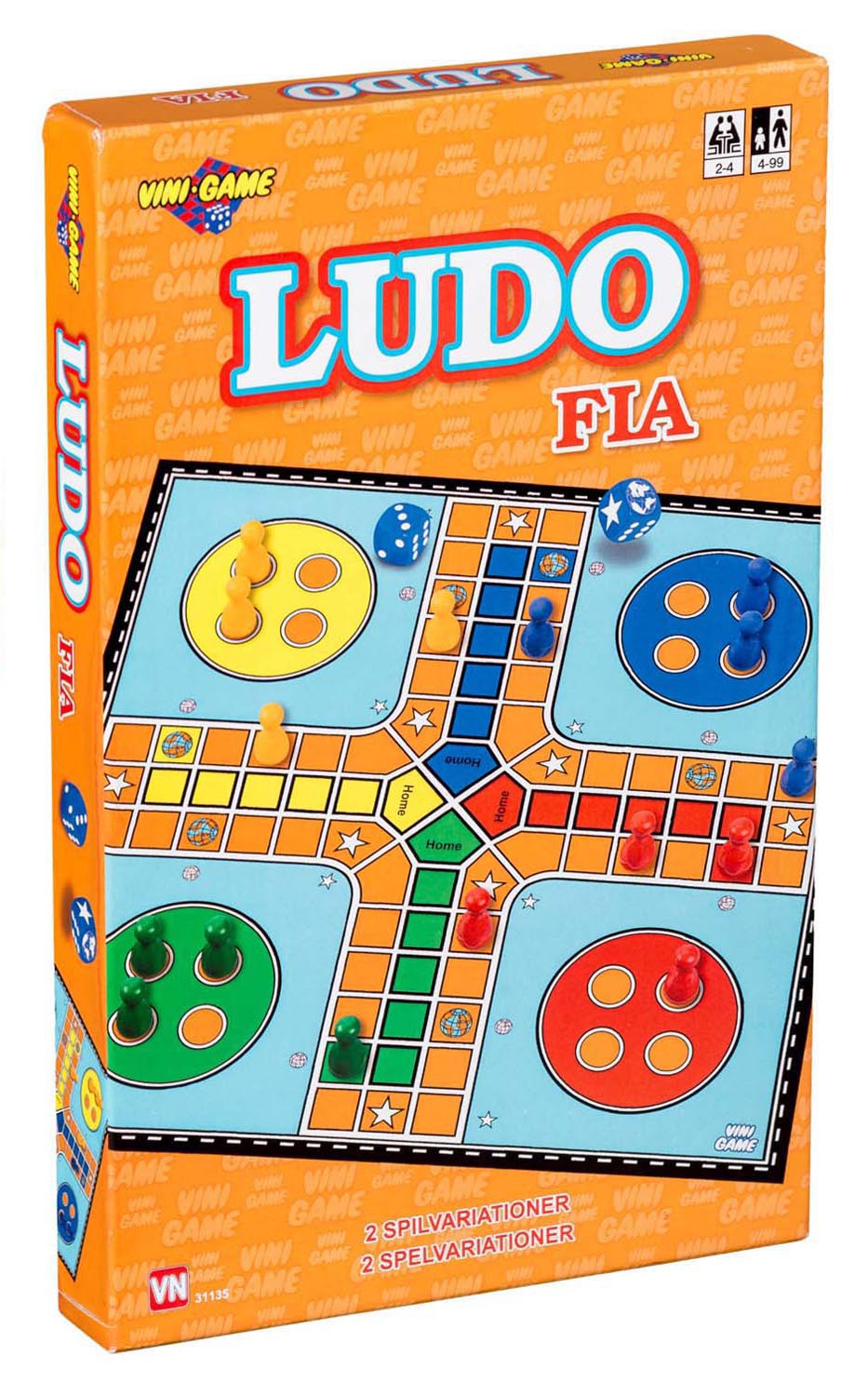 LUDO SPIL PÅ PLADE 31135 VINI GAME