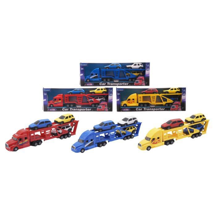 BILTRANSPORTER M TRE BILER, 1:48 +3år 3ass