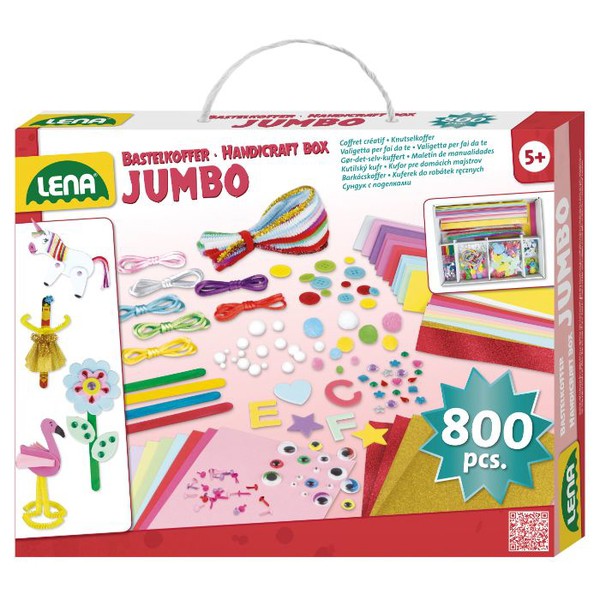 Jumbo Kreakuffet Med 800 Dele +5 År