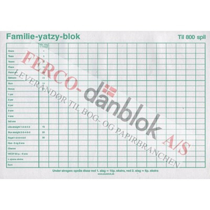 FAMILIE YATSY A5 3 pak