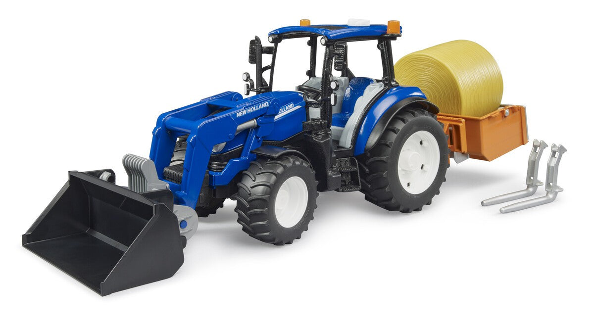 Bruder New Holland T5.120 m 4 dele udstyr 02187