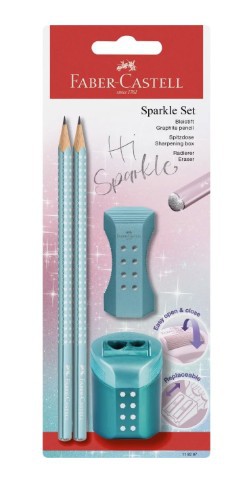Sparkle sæt 4 dele blå