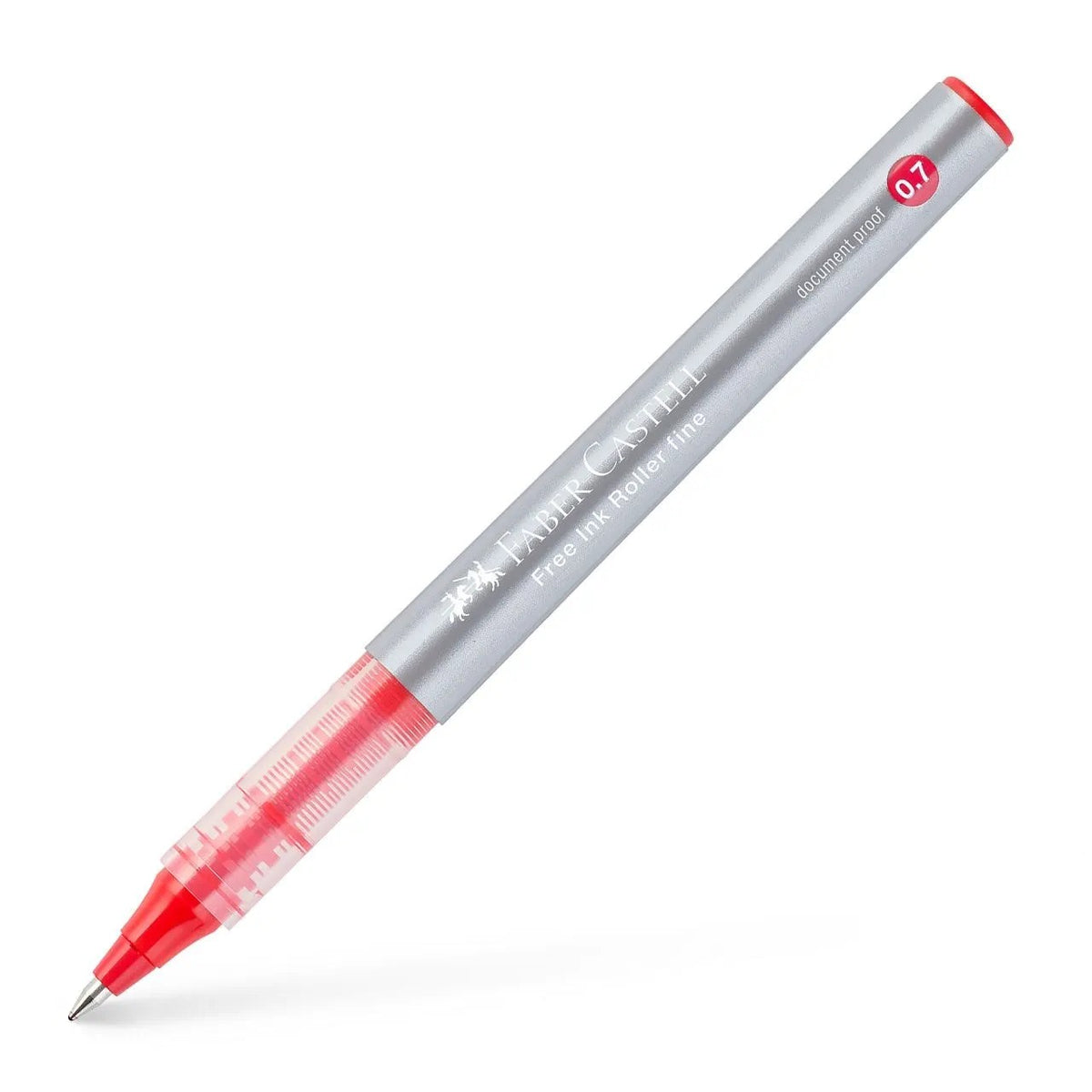 Faber-Castell Rød Rullepen 0,7 mm