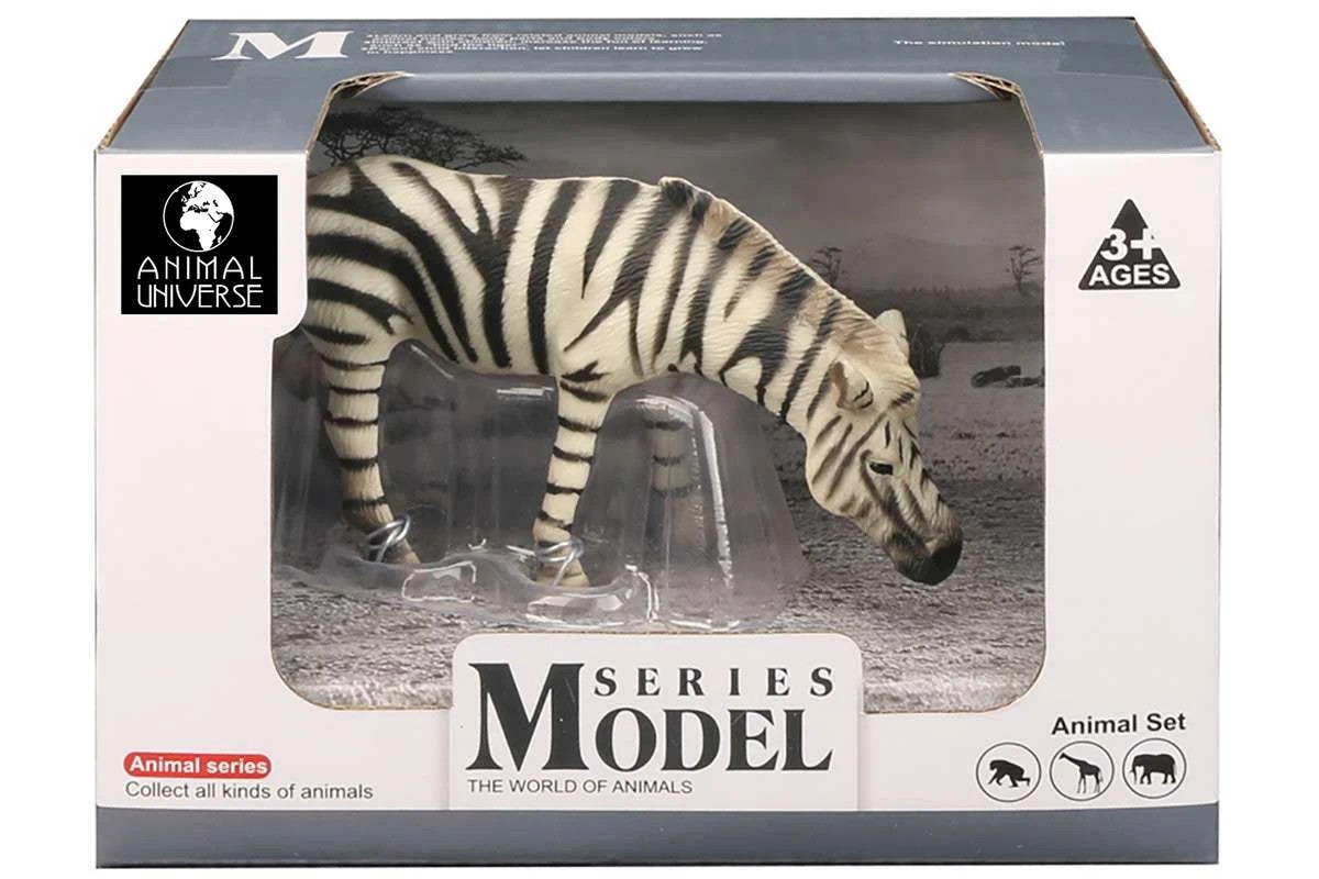 Animal Universe Zebra åben æske 16x9,5x11cm