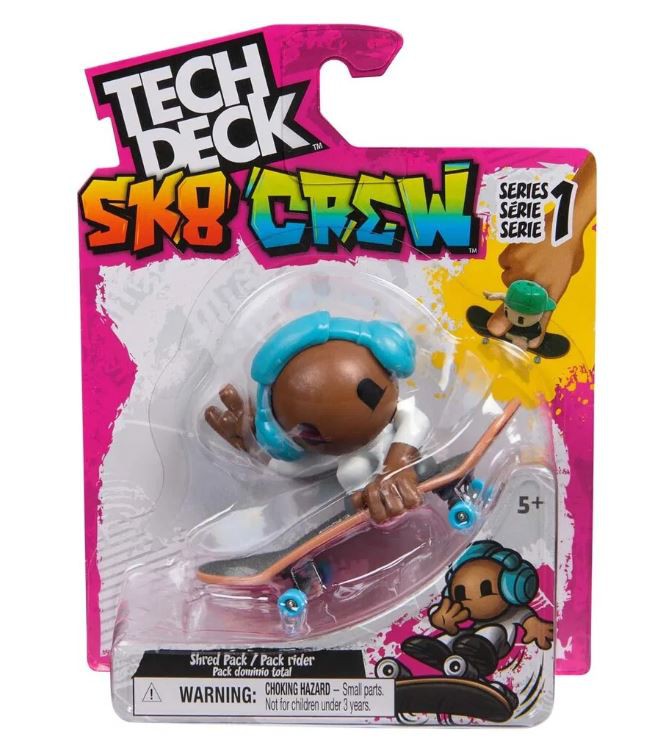 Tech Deck Fingerboard og Sk8 Crew Figur Ass.