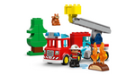 10473 brandbil med slange og brandmand
