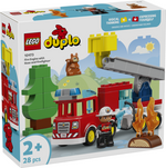 10473 brandbil med slange og brandmand