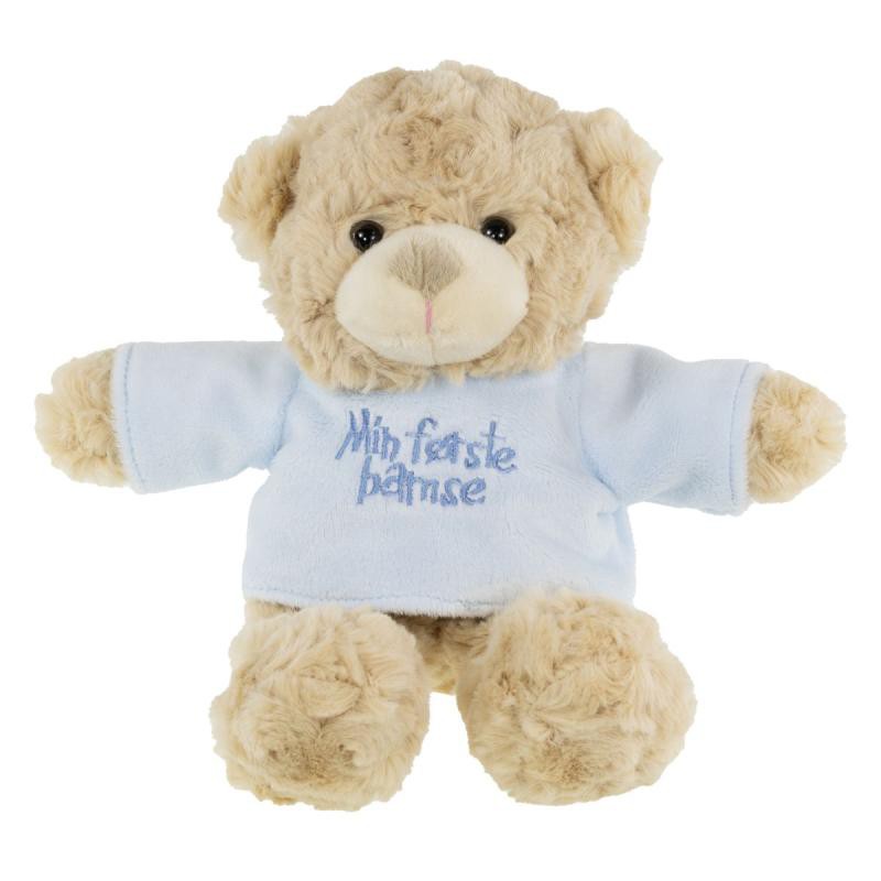 Min første bamse 25 cm blå