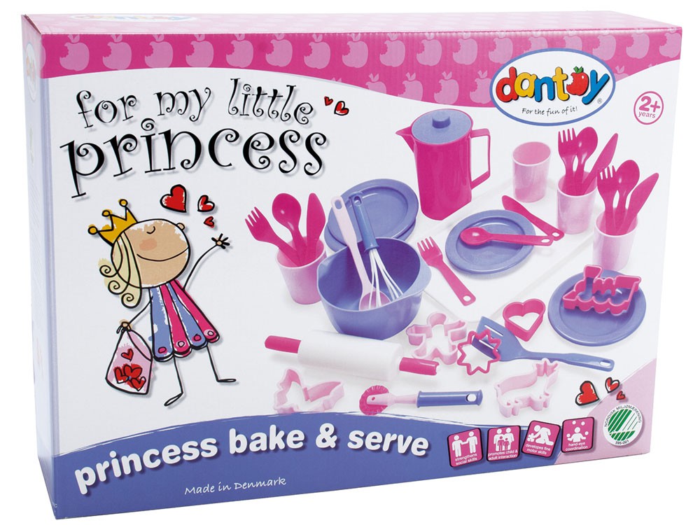 Dantoy Bage/Serveringssæt Prinsesse 35 Dele