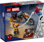 76335 Spider-Man mod Ghost Rider på motorcykel