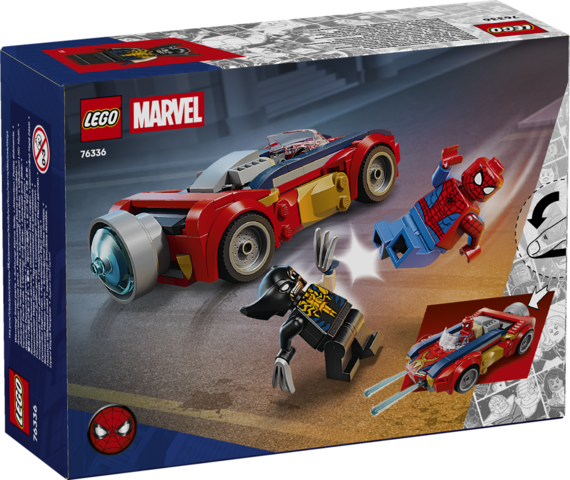 76336 Spider-Man-bil mod venomiseret Wolverine