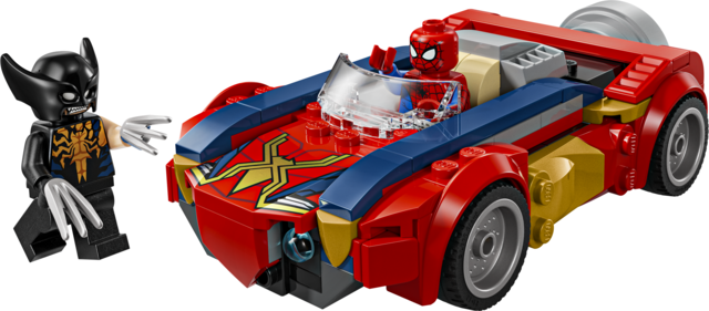 76336 Spider-Man-bil mod venomiseret Wolverine