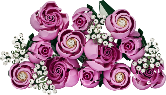 10374 Buket af pink roser