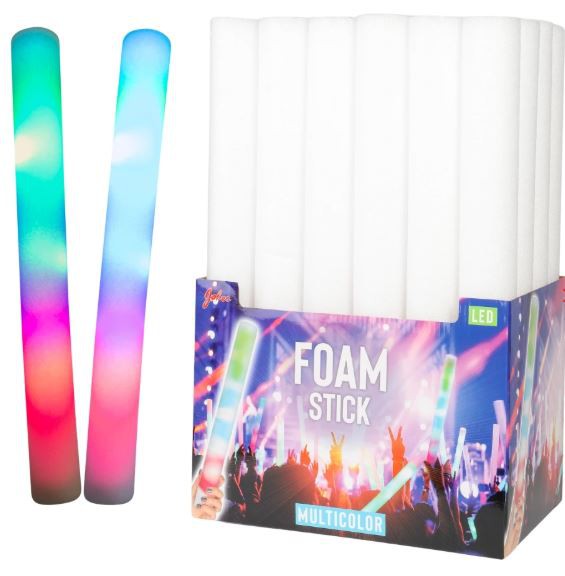 Skumstave M. LED-Lys