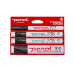 Penol Marker Sæt Sort Medium/Tyk Spids 27607