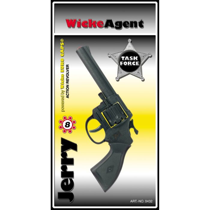 8-Skuds Revolver I Plast 31 cm