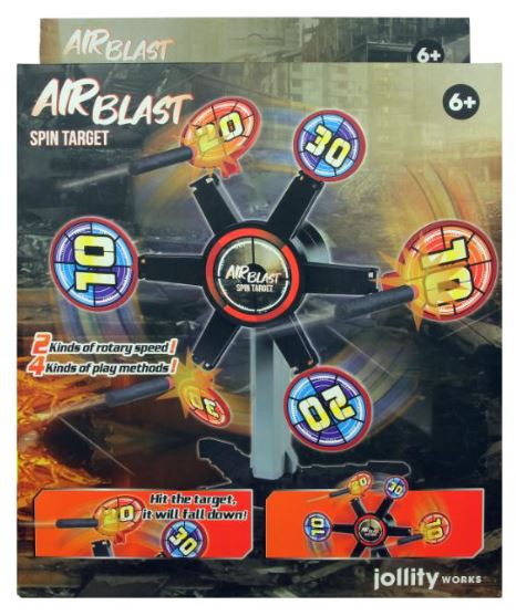 Airblast roterende skydebanemål - 26x23x7cm