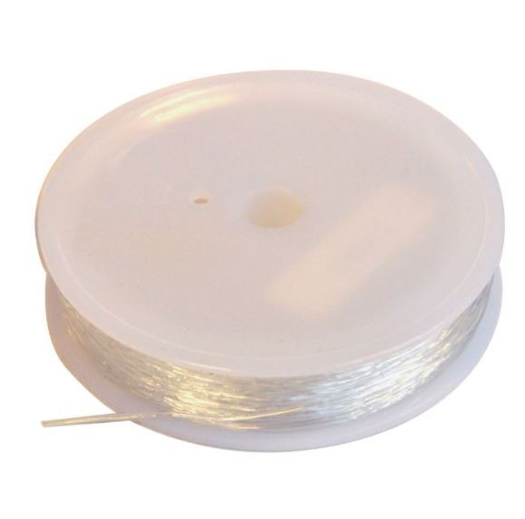 Transparent Elastiksnor - 25m