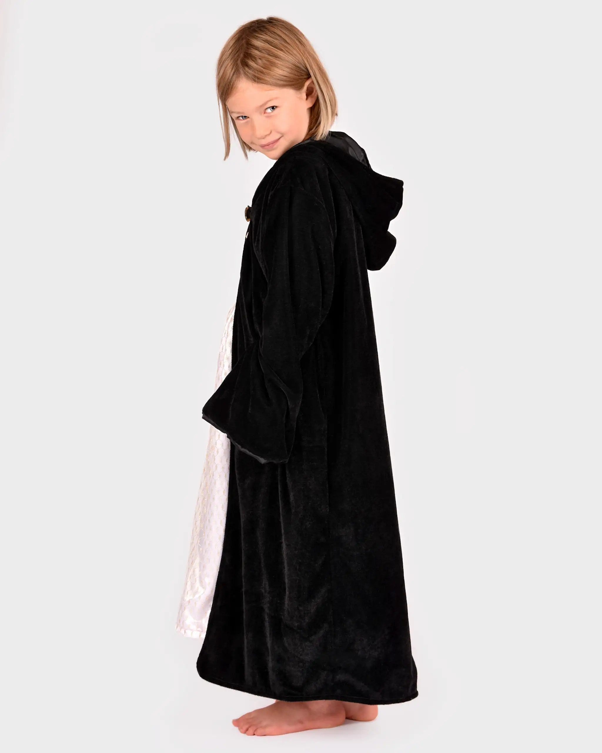 Sort kappe kostume