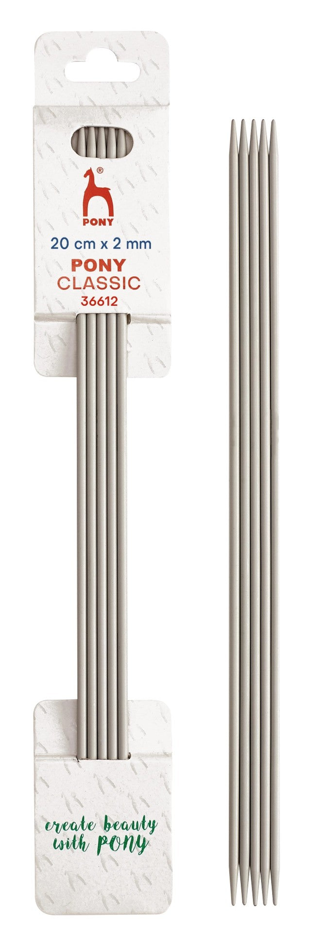 Strømpepinde Aluminium 20cm 2,00mm