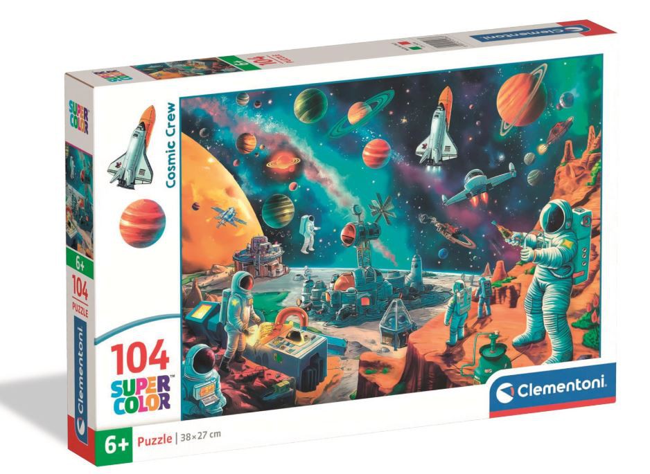Puslespil Cosmic Crew, 104 brikker 25036
