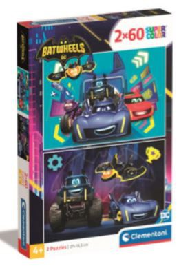 Puslespil batwheels 2x60 brikker 24812