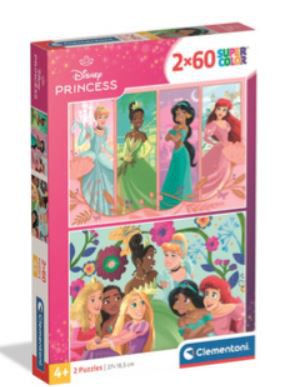 Puslespil disney princess 2x60 brikker 24824