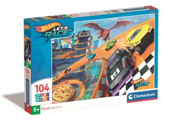 Puslespil hotweels 104 brikker 25760