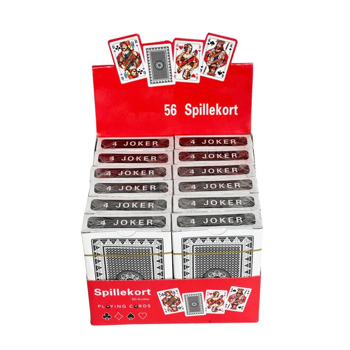 Spillekort - 4 joker