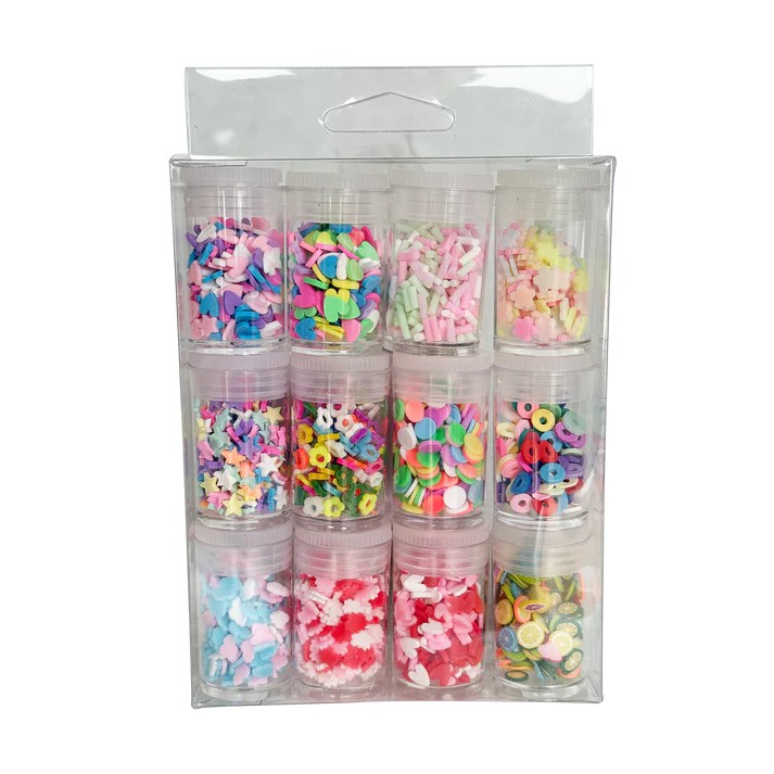 Glimmer pakke med 12 forskellige slags glimmer