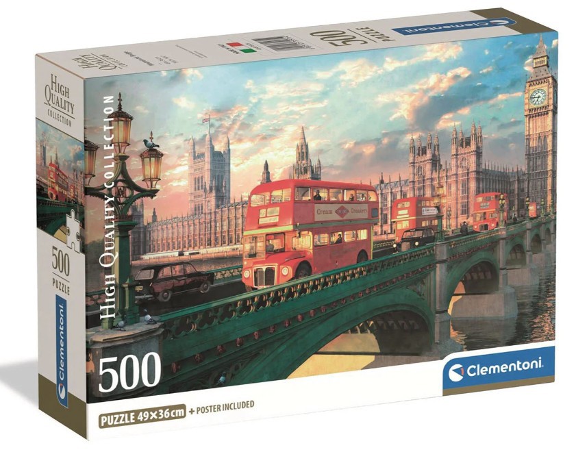 Puslespil 500 brikker Westminster bridge