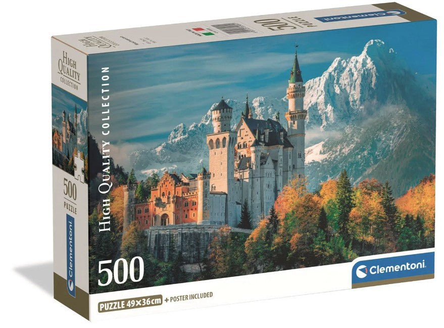 Puslespil 500 brikker Neuschwanstein