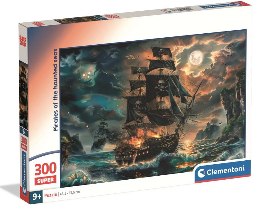 Puslespil 300 brikker Pirates of the haunted seas